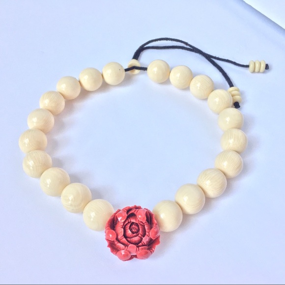 necklace 🌹 bone beads - Picture 5 of 8